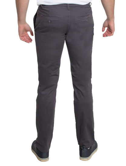 Hawks Bay Chino Stretch Pants - #CHARCOAL