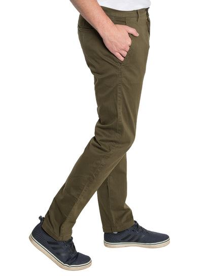 Hawks Bay Chino Stretch Pants #Olive