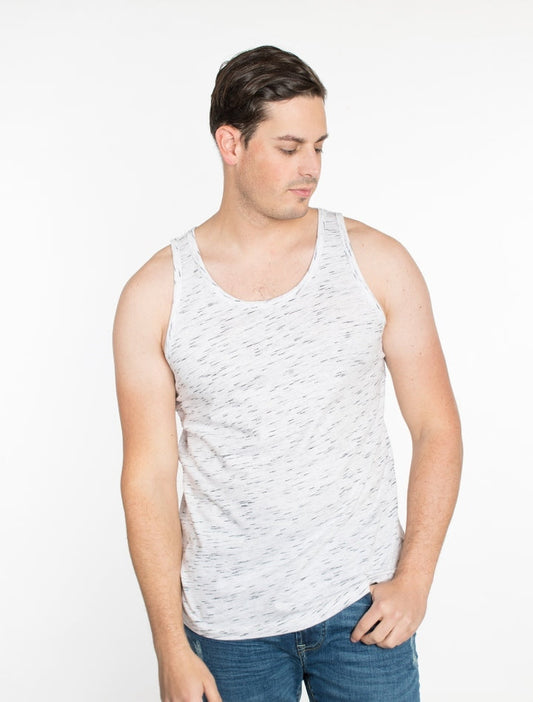 Hawks Bay - Premium Cotton Tank Top #WHITE